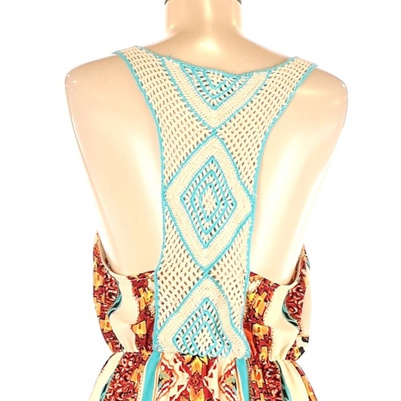 Jealous Tomato Crochet Racerback Maxi Dress - S - Picture 3 of 4